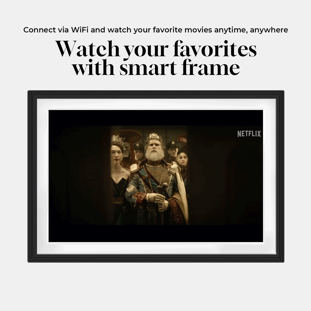 10.1" Smart Frame F10S-Black Plastic